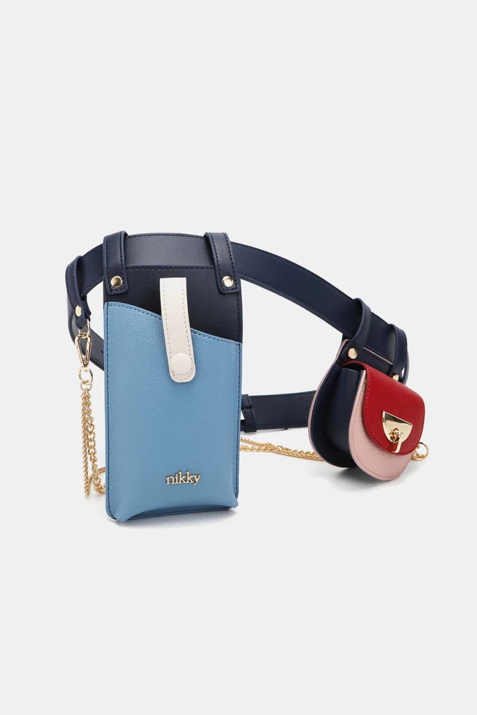 Nicole Lee USA Nikky 2-Piece Belt Bag - Navy | Flip App
