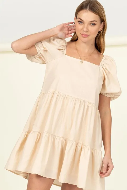 HYFVE MILK MAIDEN SHORT SLEEVE SUNDRESS