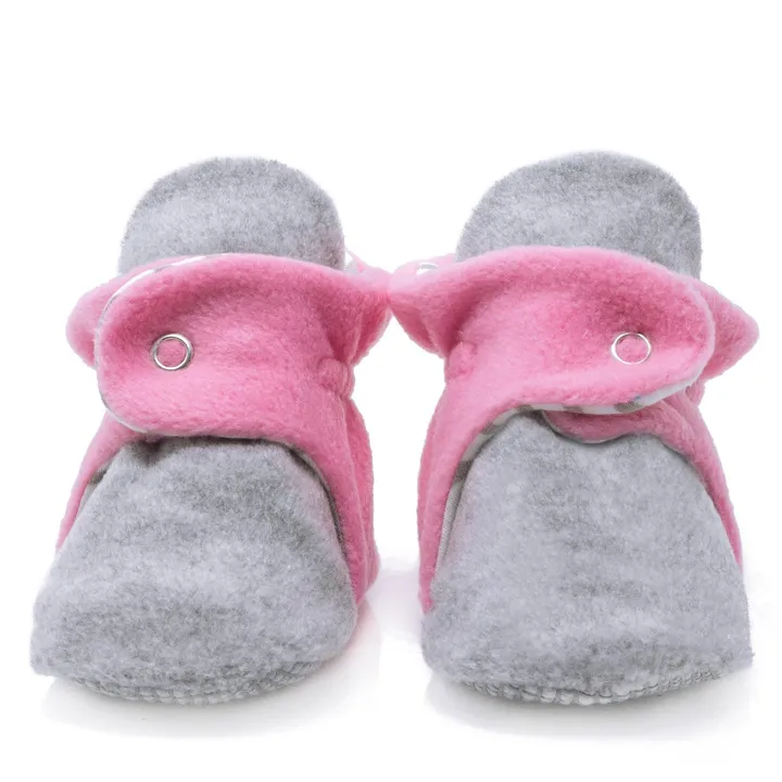 Ella Bonna Newborn Home Fleece Baby Booties Anti-Slip Sole & Sweat Proof