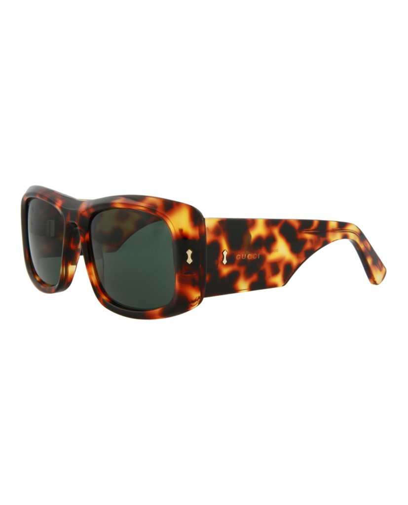 Gucci Eyewear Square-Frame Acetate Sunglasses - Leopard - 37