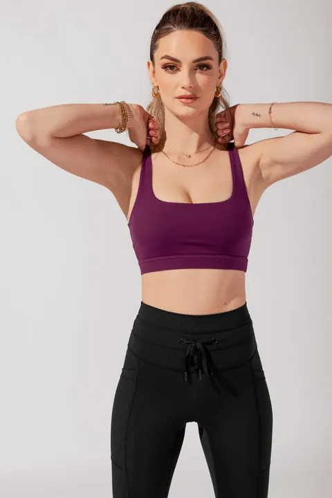 POPFLEX Tone Bra - Winter Plum