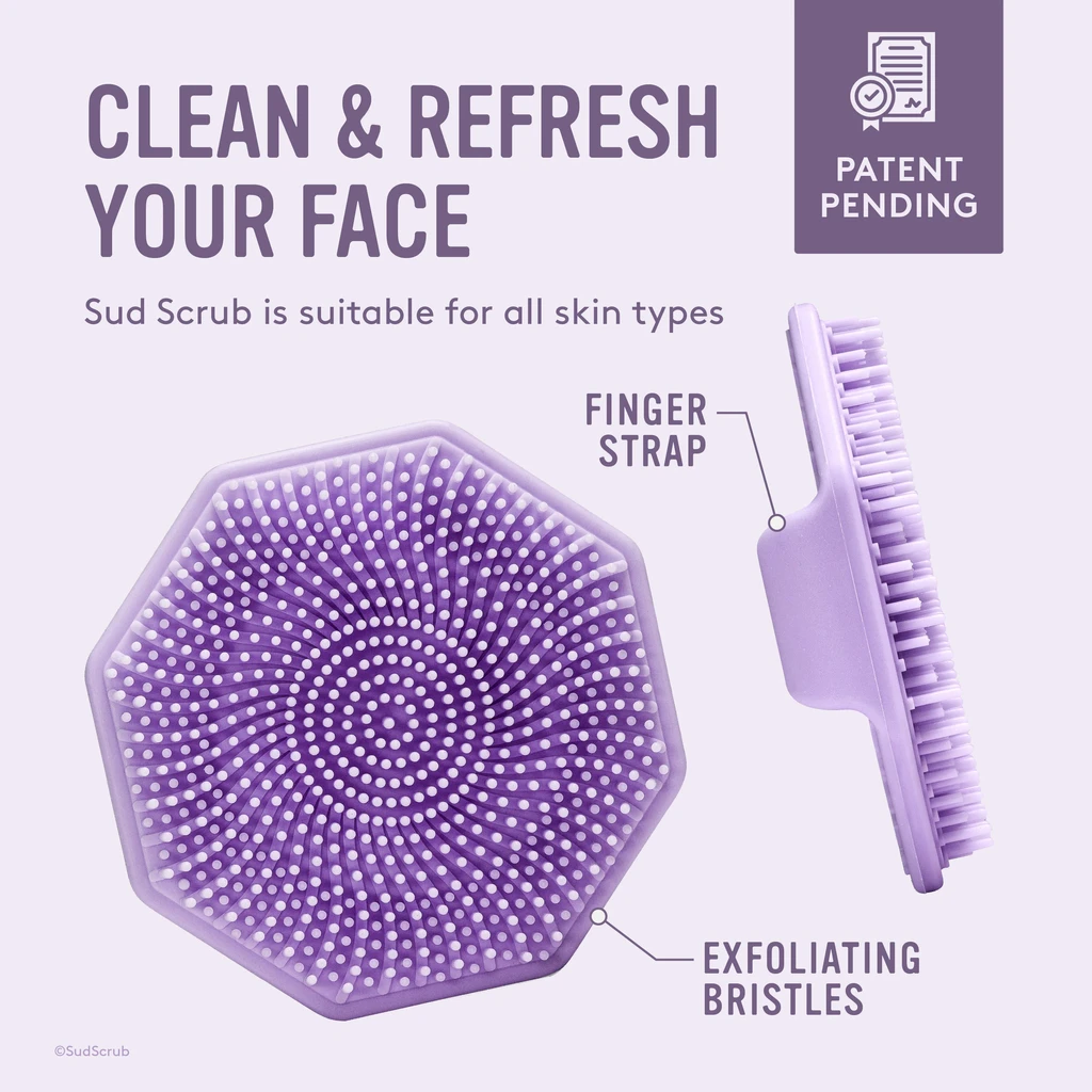 Sud Scrub Face Scrubber - Purple | Flip App