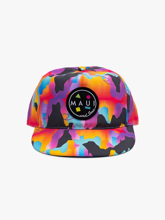 Maui and Sons Volcanic Eruption Flip-Up Hat