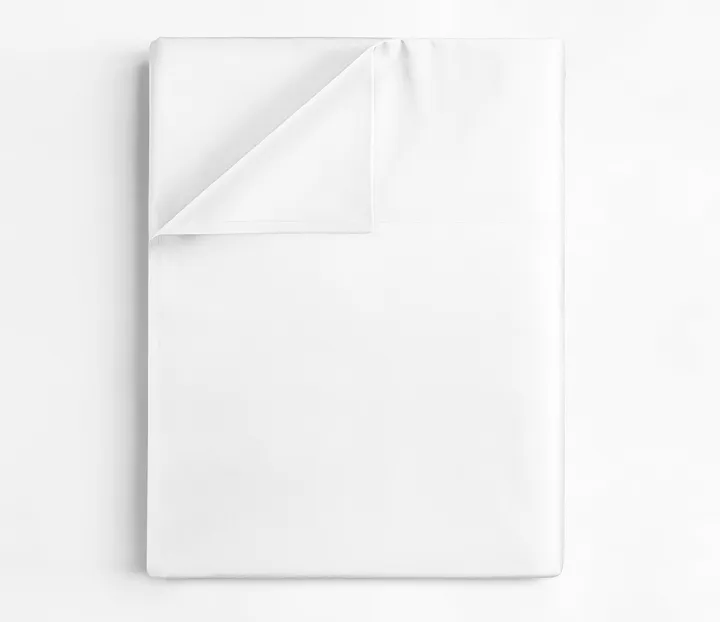 CGK Linens King Size Single Flat Sheet, Soft & Breathable Top Sheet Only - White