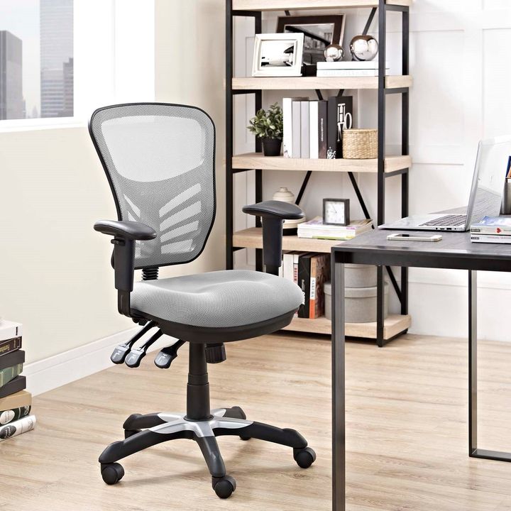 Modway articulate ergonomic mesh office chair in discount gray