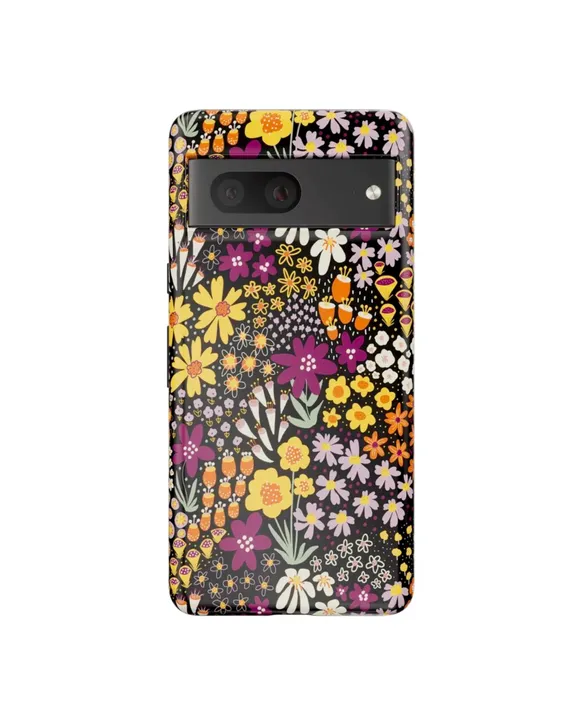 Casely Falling for You | Plum Floral Google Pixel Case