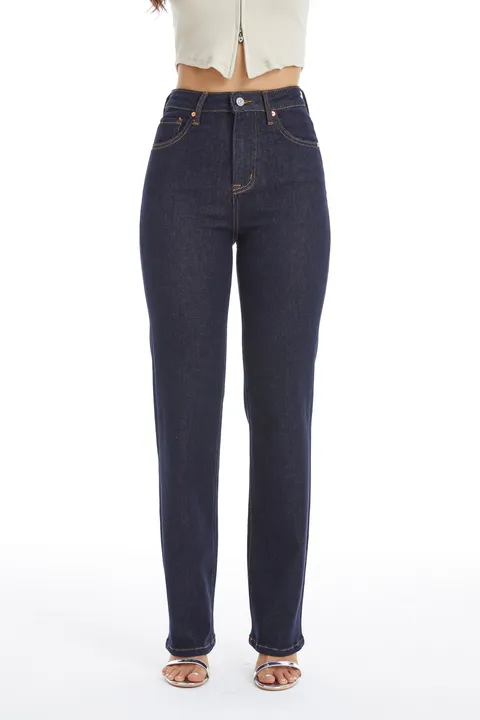 Bayeas HIGH RISE STRAIGHT JEANS