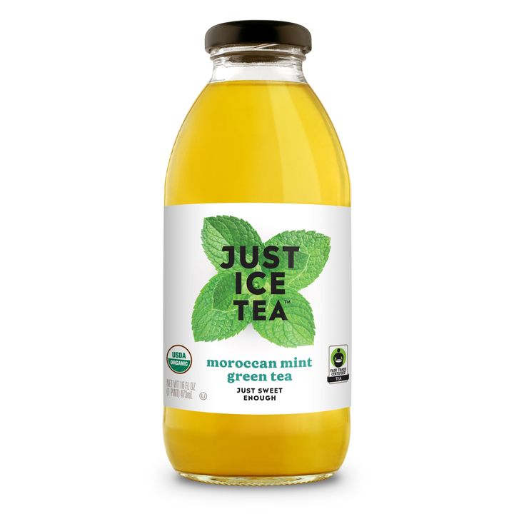 Just Ice Tea, Moroccan Mint Green Tea, 16oz (Pack of 6) - 20