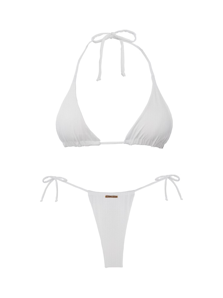 San Lorenzo Paradiso Classic Triangle Seashell White Bikini
