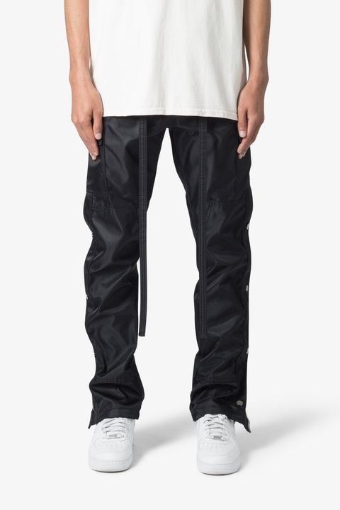 SHOOP SNAP ZIPPER NYLON PANTS – BLACK 1716444005142-740321566BLA1V1.