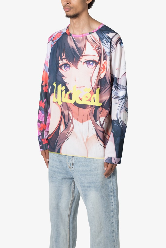 大人気！mnml★アニメ L/S ジャージ MNML Anime L/S Jersey - Multi S | Flip App