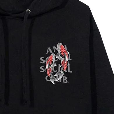 パーカー・フーディ [ANTI SOCIAL SOCIAL CLUB] KOI USA MADE HOODIE Anti-Social Social Club Koi Garden Hoodie (3M Reflective
