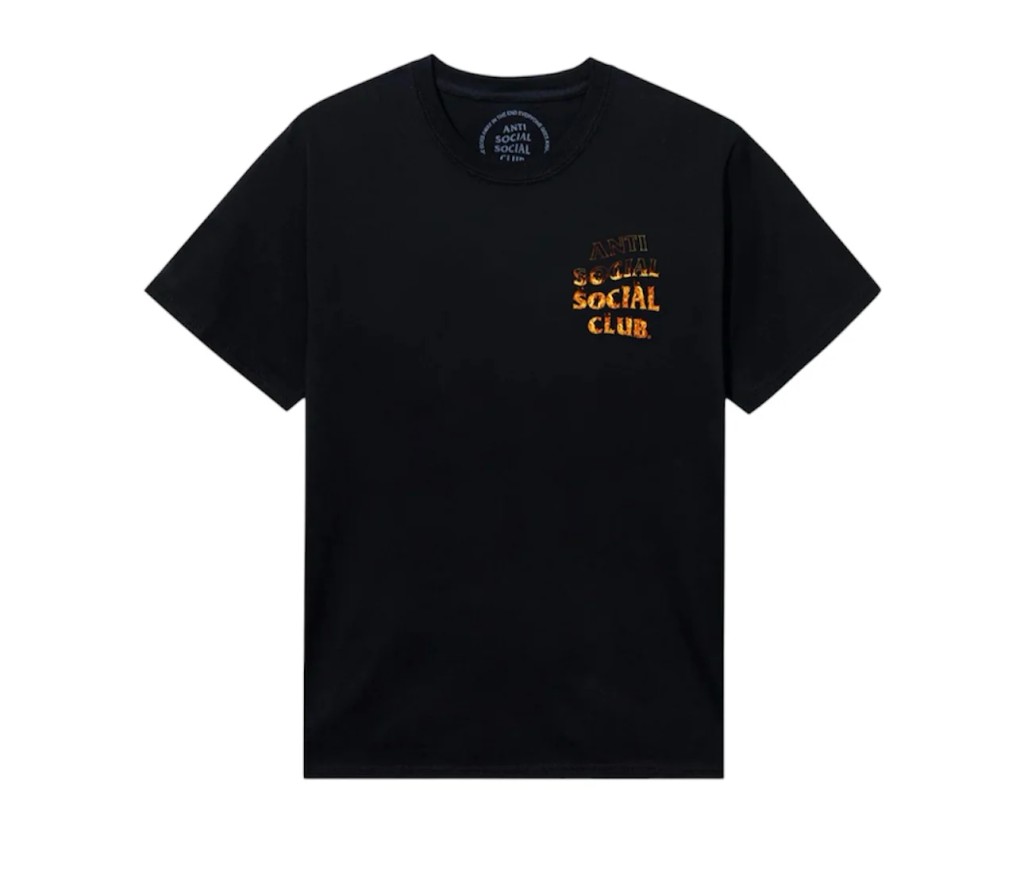 ★ ANTI SOCIAL SOCIAL CLUB★ Fire Inside USA Short Sleeve T Buy Anti Social Social Club Fire Inside Pink Flame Tee