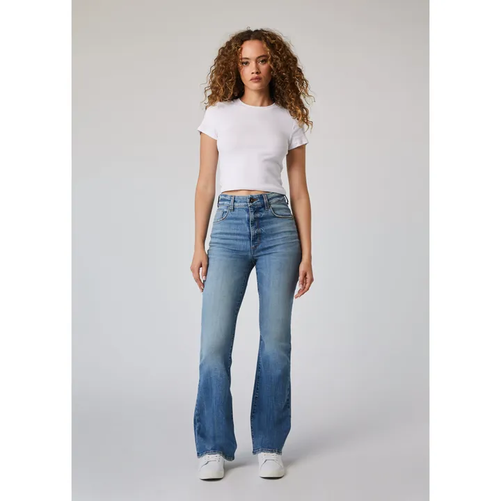 Edyson Grant High Rise Long Flare Jeans