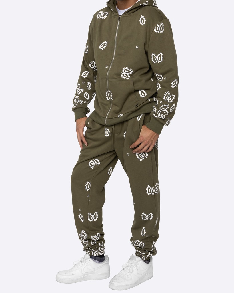 EPTM Amoeba Print Zip Hoodie - RedL - 77 requests | Flip App