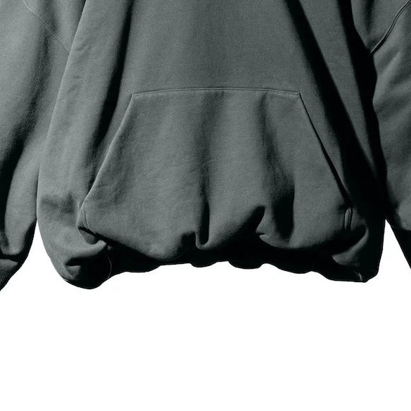 【Yeezy Gap Engineered By Balenciaga】 Logo Hoodie Dark Grey Buy Yeezy Gap Engineered by Balenciaga Dove Shrunken Hoodie