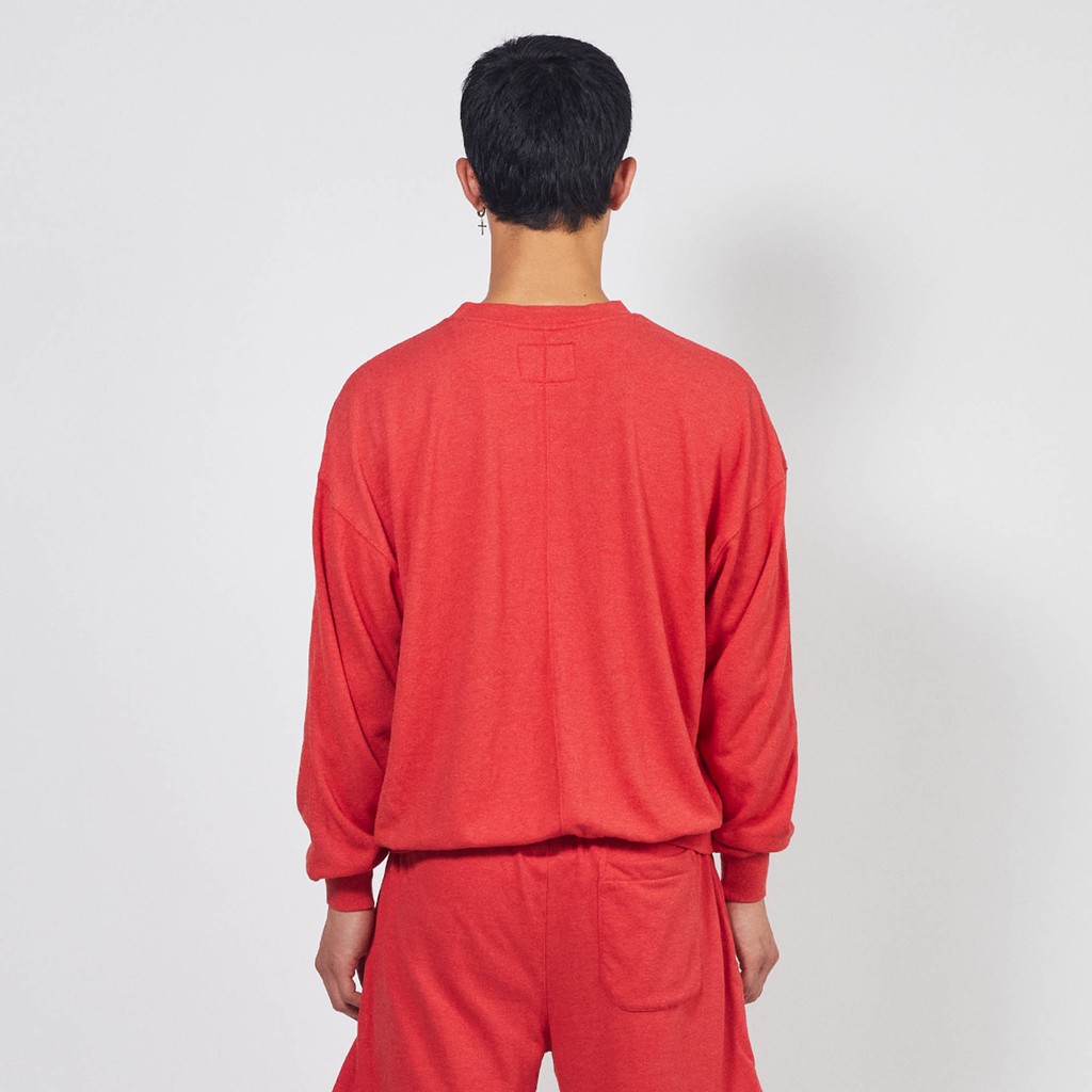 Daniel Patrick Loop Terry Standard Sweatshirt - Red