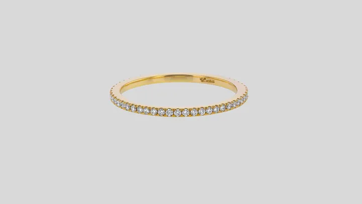Noémie Eternity Petite Diamond Band Ring - 18K Gold | vs Clarity