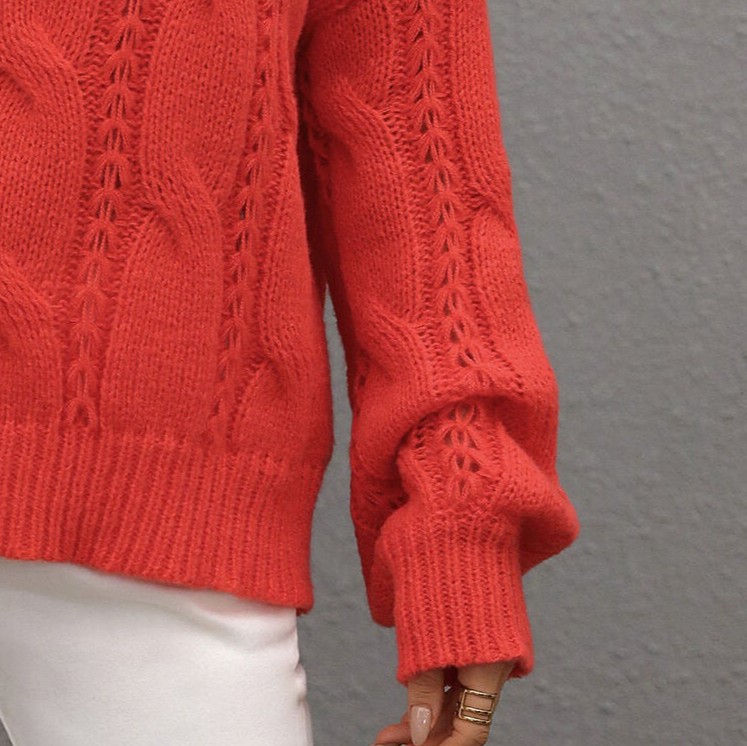 【DEARMINE】Tweet cable round knit i wanna make a ridiculous cable sweater with dramatic braids