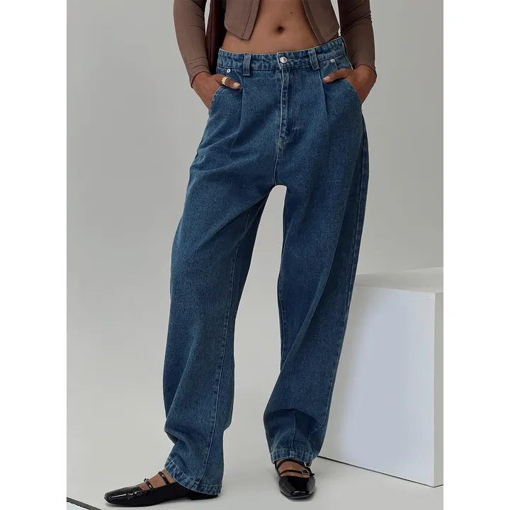 Princess Polly Forestier Pin Tuck Jeans