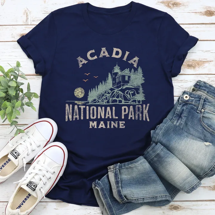 Refinery Number One Acadia National Park Super Soft Tshirt
