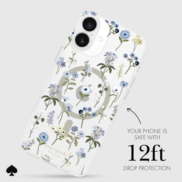 kate spade iPhone16Plusケース Precious Bloom MagSafe Amazon.com: kate spade new york Precious Bloom Case for