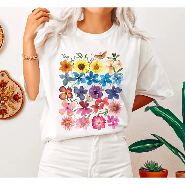Refinery Number One Botanical Print Plant Lover Comfort Colors Tshirt
