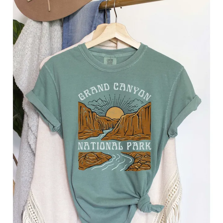 Refinery Number One Grand Canyon National Park Retro Comfort Colors Tshirt