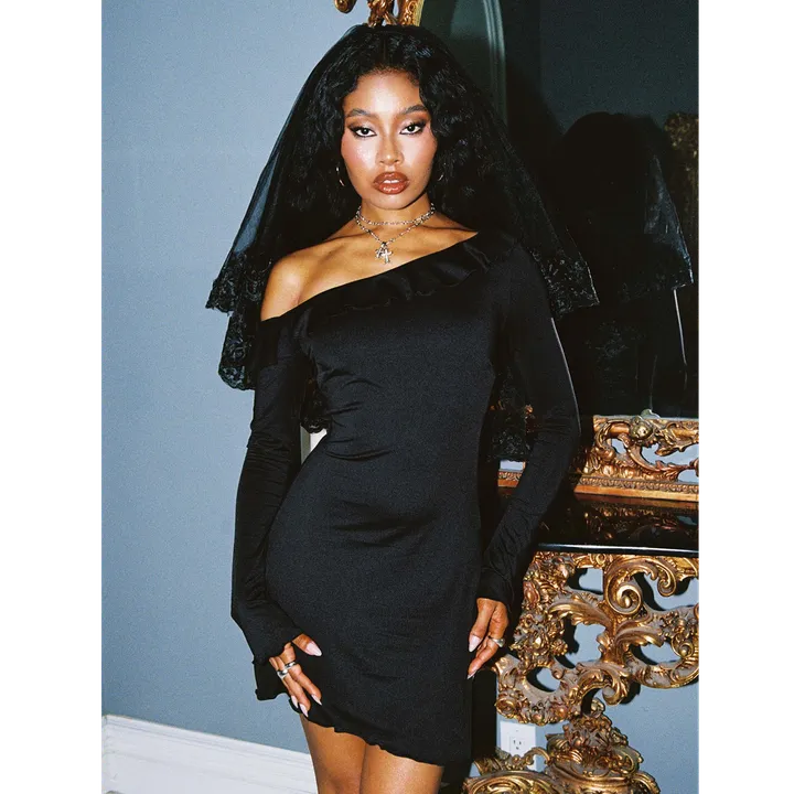 Princess Polly Bewitched One Shoulder Mini Dress 