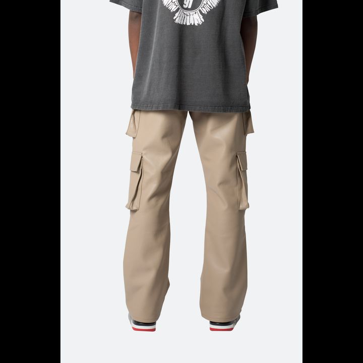 MNML Leather Double Snap Cargo Pants 30 | Flip App