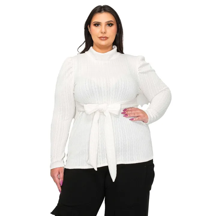 L I V D Catriona Waist Tie Sweater