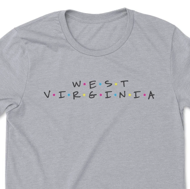Friday Night Waffles West Virginia Friends Tee