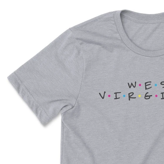 Friday Night Waffles West Virginia Friends Tee