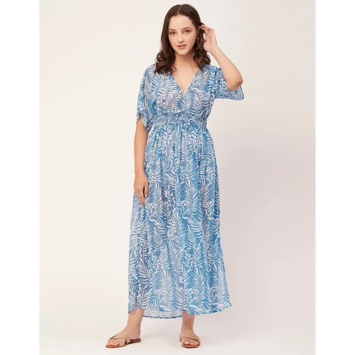 Moomaya Long Sheer Coverup Dress