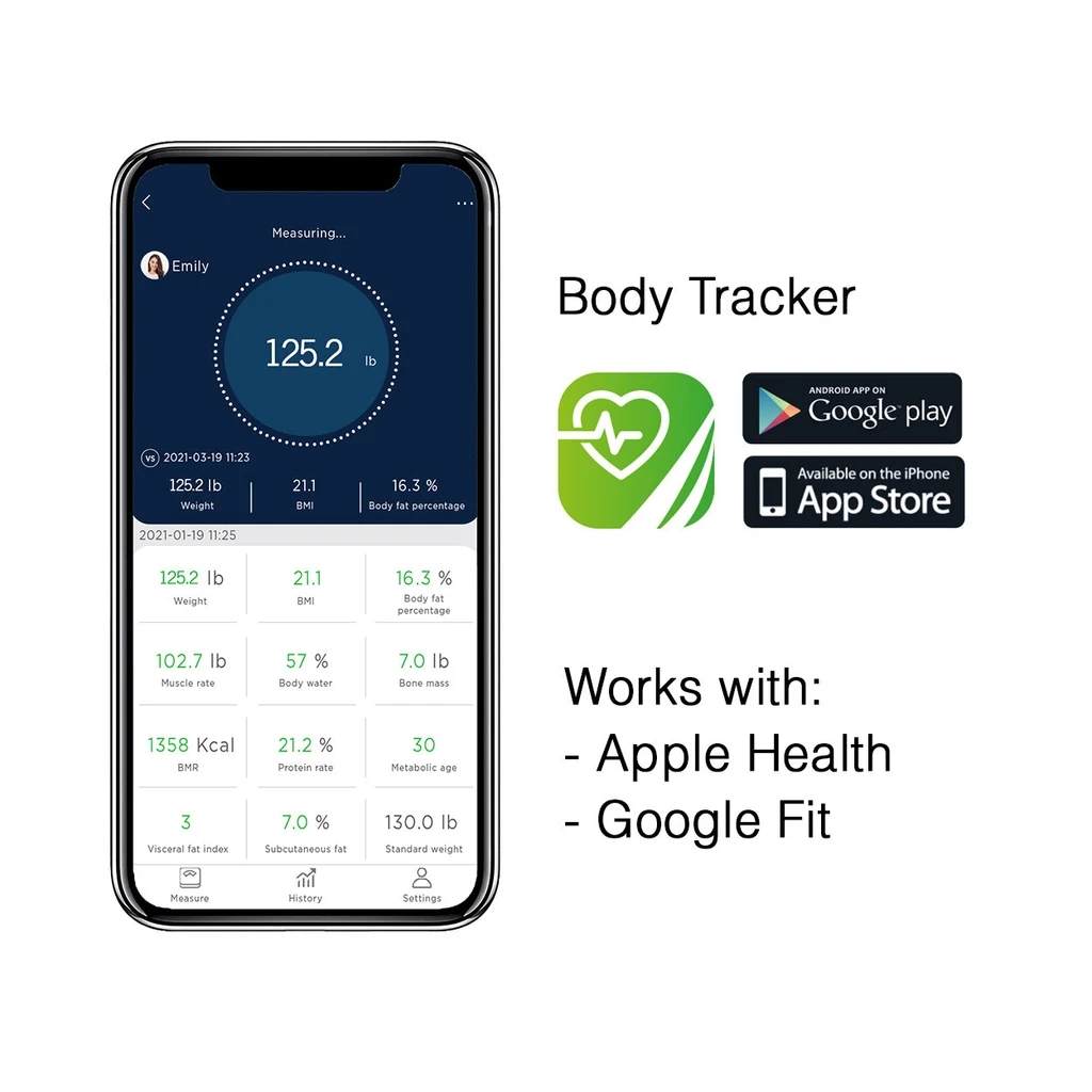 Nautica Smart Body Scale Body Tracker