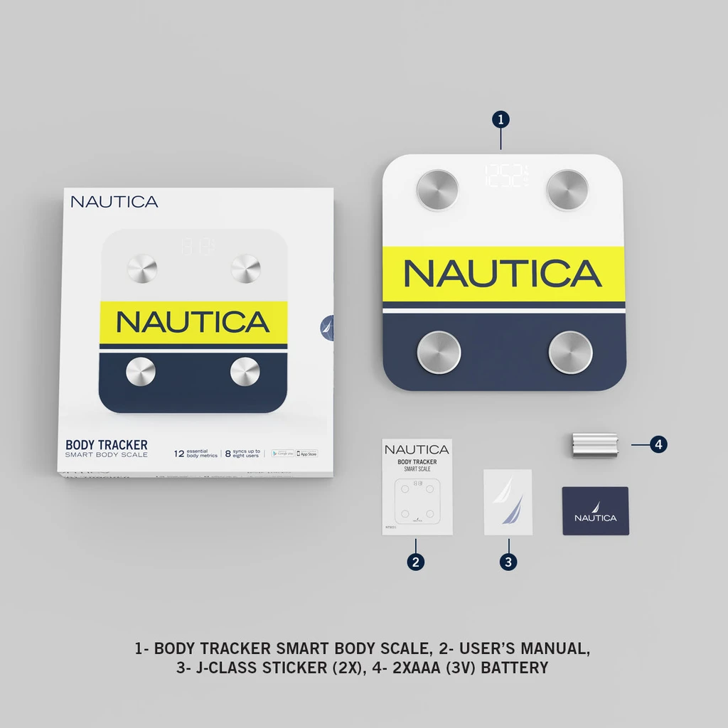 Nautica Smart Body Scale Body Tracker