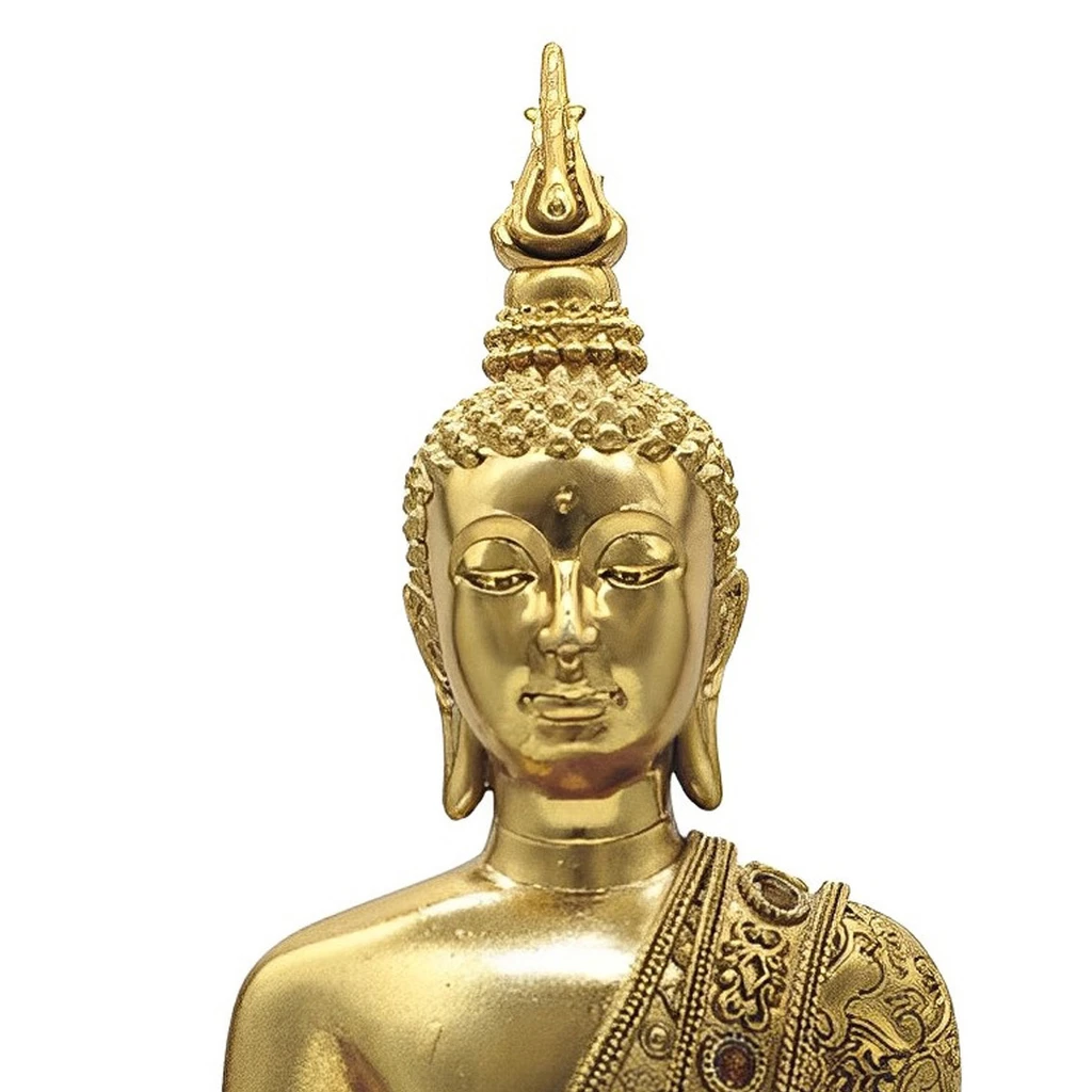 FC Design Thai Buddha in Meditation Statue Feng Shui Decoration Figurine