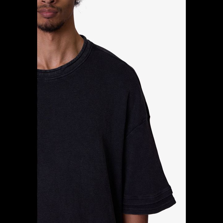 MNML DOUBLE LAYER ACID ウォッシュ Tシャツ 半袖 2色 送料込み MNML Double Layer Acid Washed Tee L | Flip App
