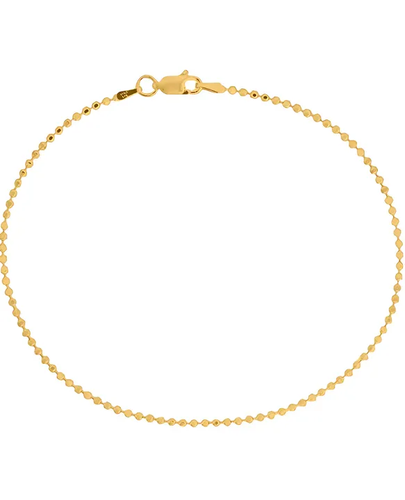 PORI JEWELRY Ball Bead Chain Anklet