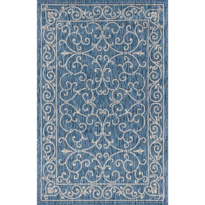 JONATHAN Y Charleston Vintage Filigree Textured Indoor/Outdoor Area Rug
