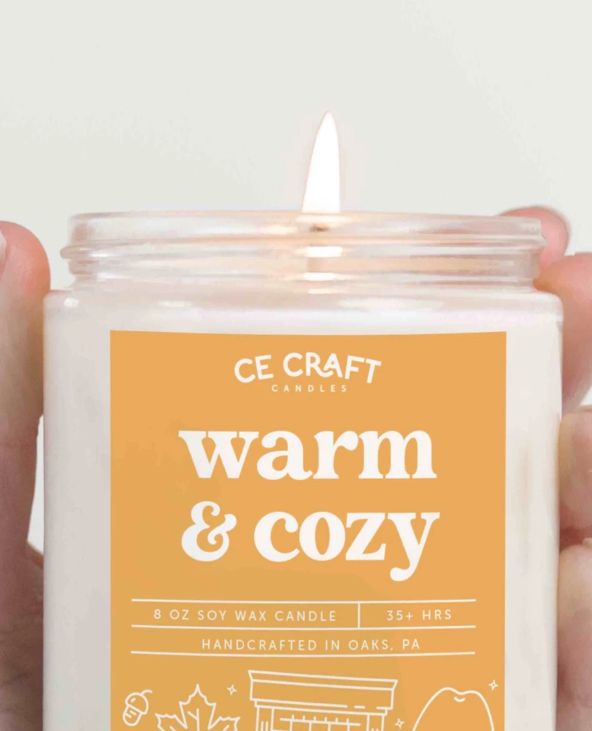 CE Craft Company Warm And Cozy Scented Candle