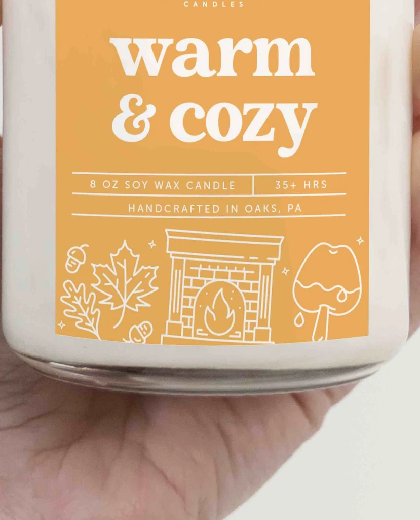 CE Craft Company Warm And Cozy Scented Candle