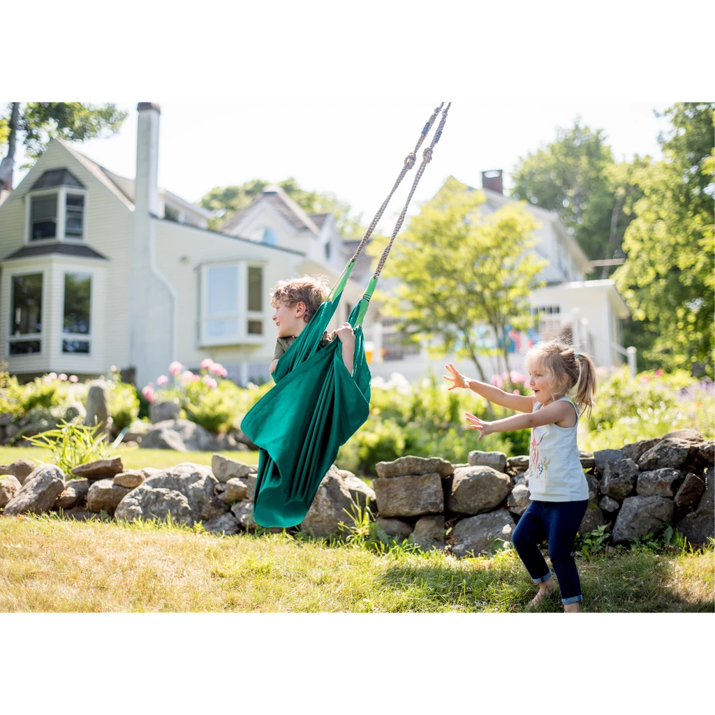 Bolder Play Slackers Swing Hammock - Outdoor sensory swing for kids
