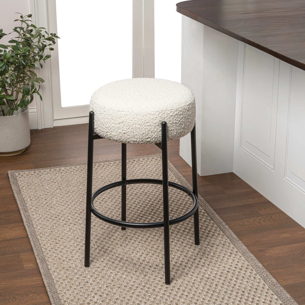 JONATHAN Y Paola Modern Minimalist  Counter Stool