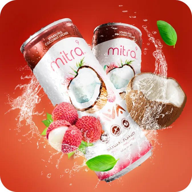 Mitra9 Brands Mitra9 Kava Seltzer Coconut Lychee - 12 Pack