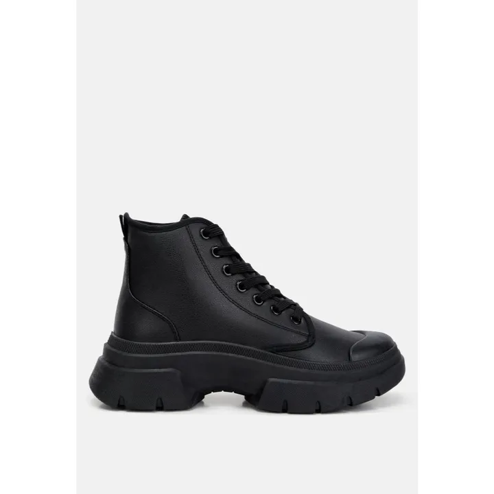 London Rag Roxane Chunky Lace Up Boots
