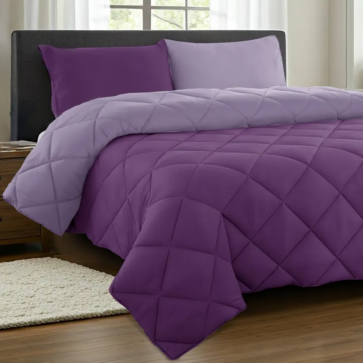 Lux Decor Collection 2PC Comforter Set - Soft, Lightweight, Elegant- Includes Comforter & Pillowcases