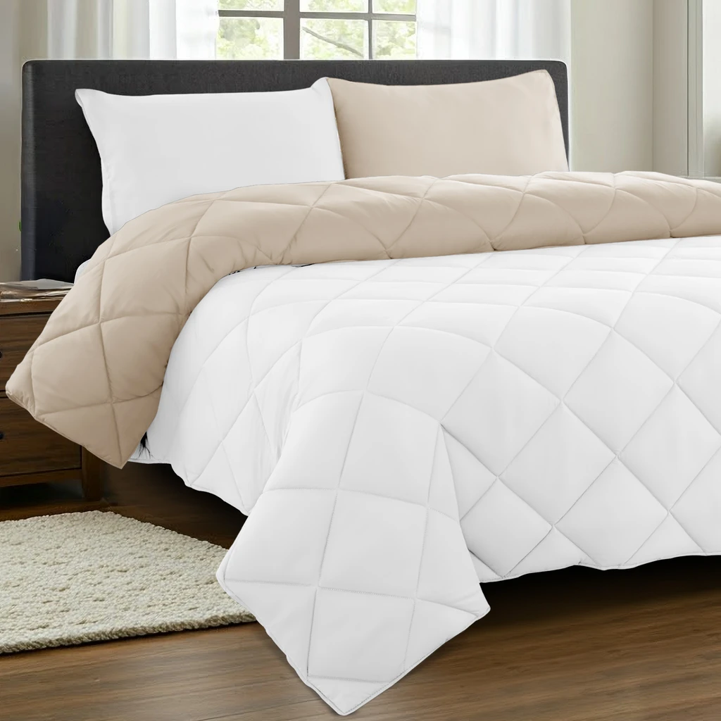 Lux Decor Collection 3PC Comforter Set - Soft, Lightweight, Elegant- Includes Comforter & Pillowcases