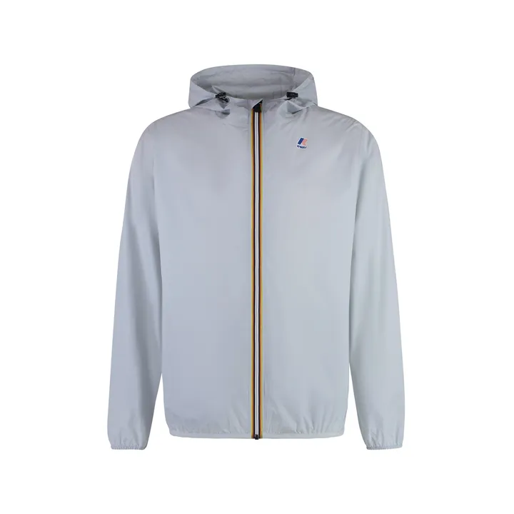 K-Way K-Way Packable Hooded Nylon Jacket with Adjustable Features