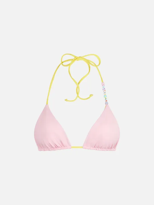 MC2 Saint Barth Pastel Color Double Face Triangle Top for Stylish Comfort